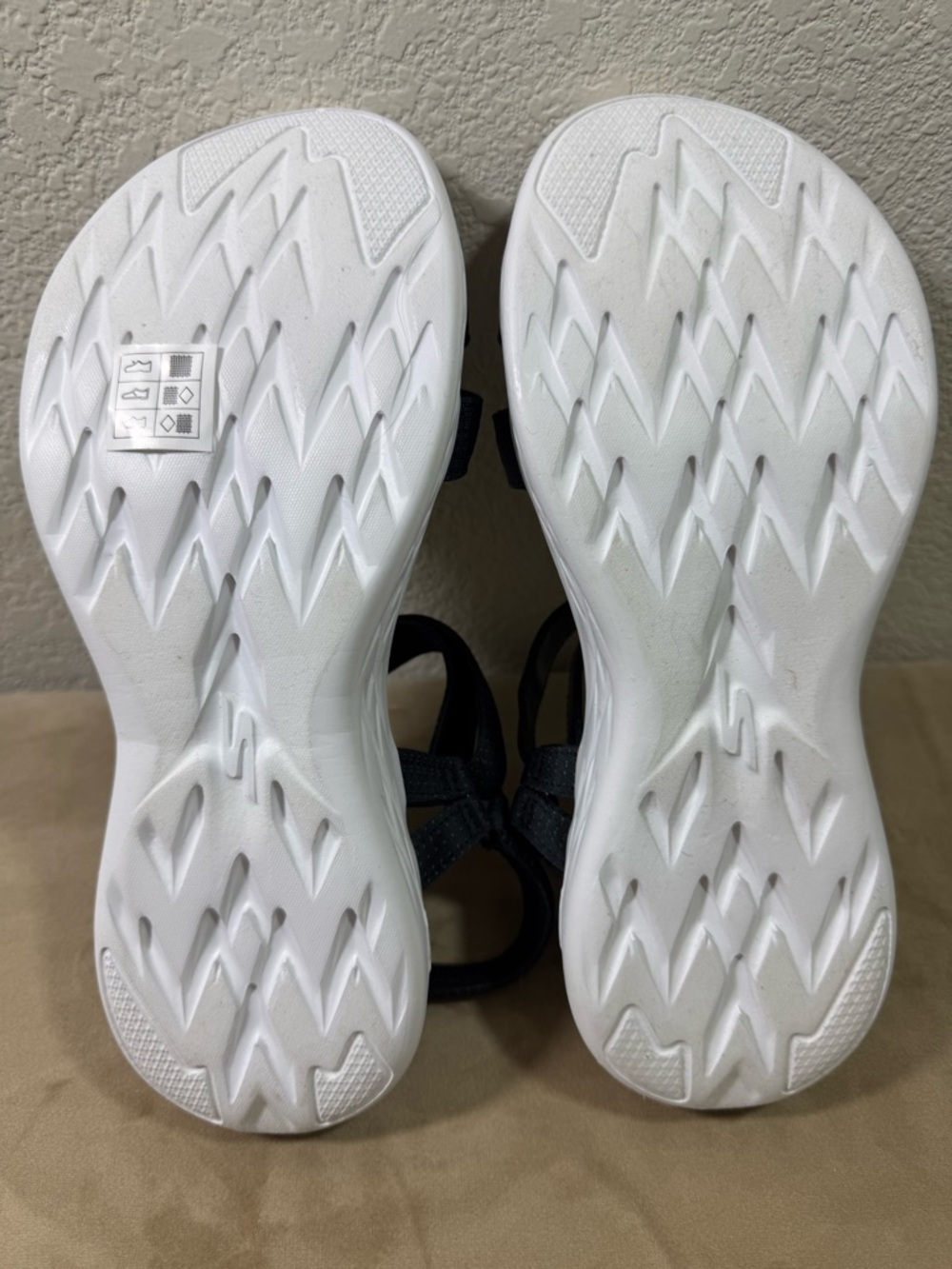 Skechers Black Women’s Strappy Sport Sandals - Lightweight Comfort - Picture 3 of 3
